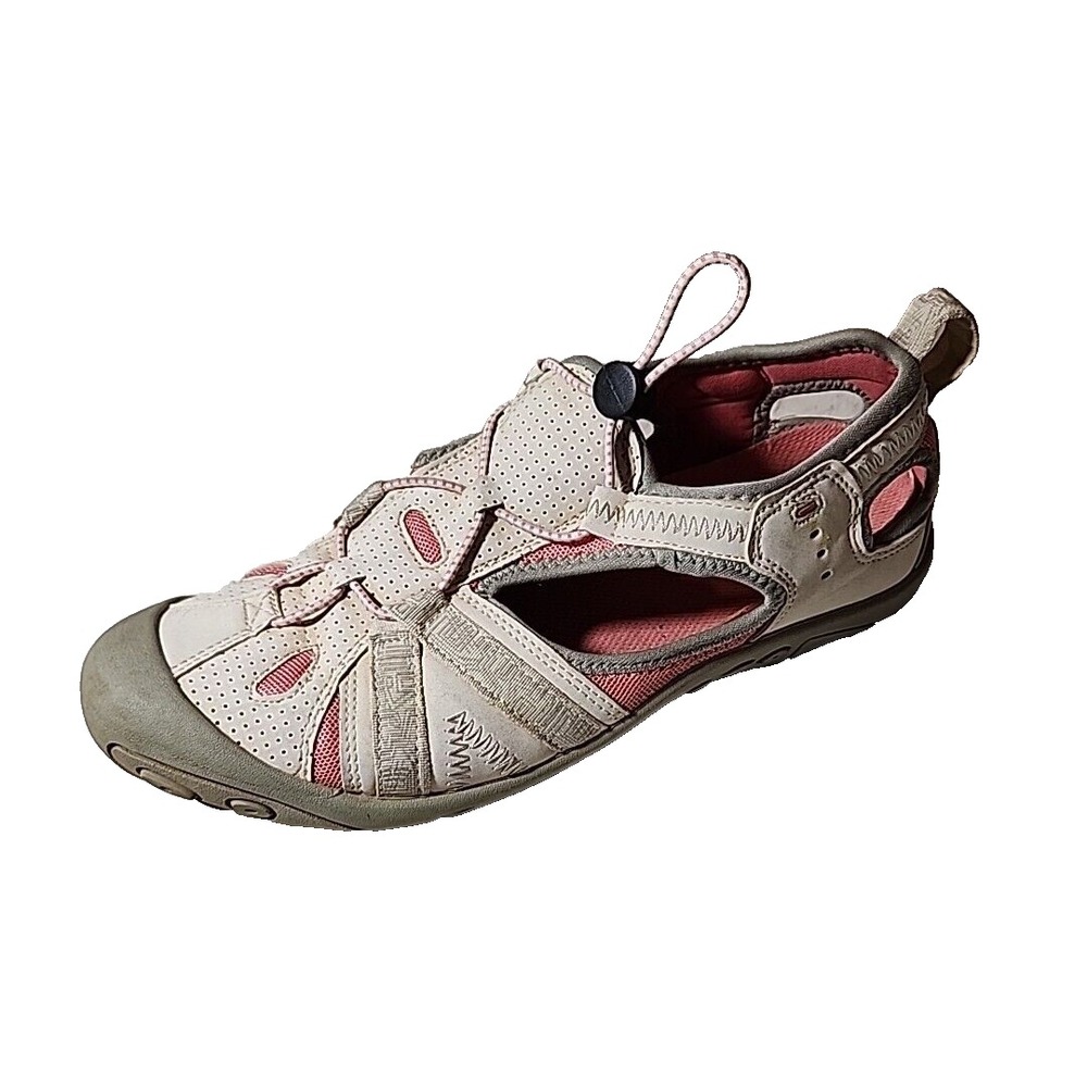 Saguaro Womens Barefoot Water Shoes Beige Pink Minimalist Sneakers Size 40